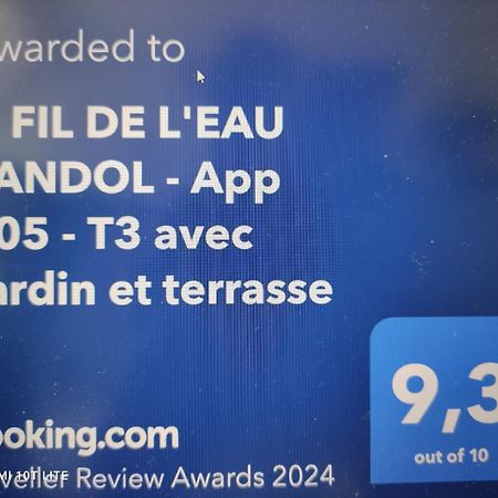 O Fil De L'Eau Bandol - App A05 - T3 Avec Jardin Et Terrasse Apartment Exterior foto