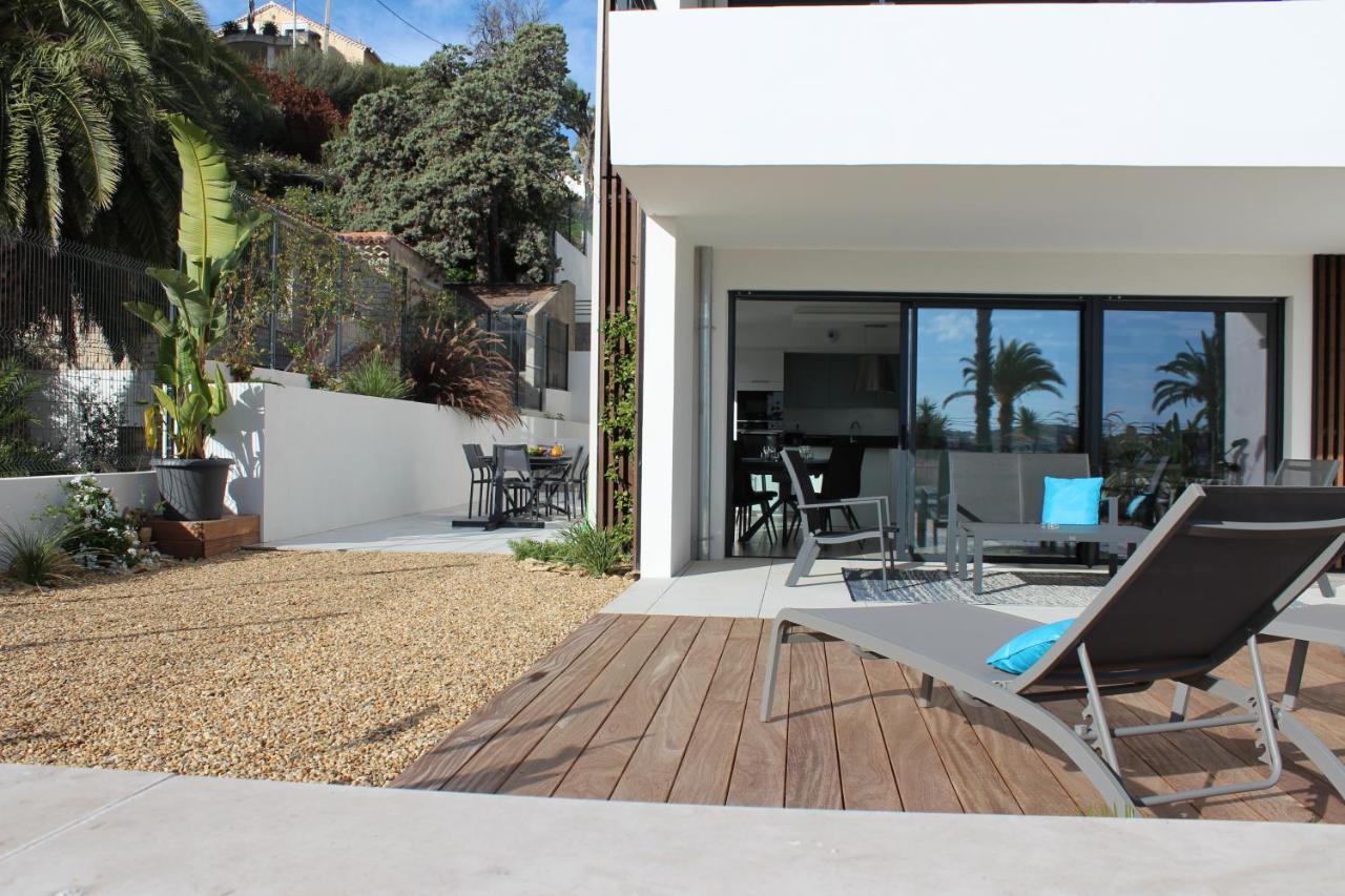 O Fil De L'Eau Bandol - App A05 - T3 Avec Jardin Et Terrasse Apartment Exterior foto