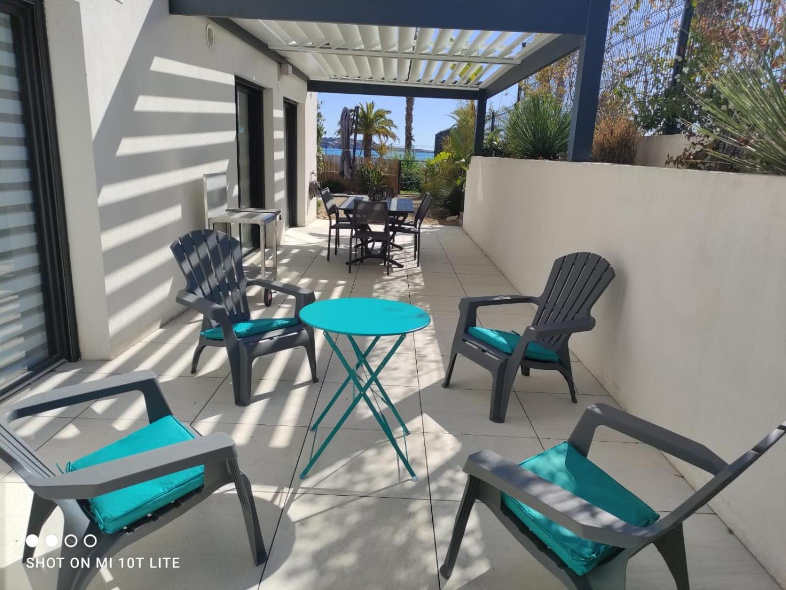 O Fil De L'Eau Bandol - App A05 - T3 Avec Jardin Et Terrasse Apartment Exterior foto